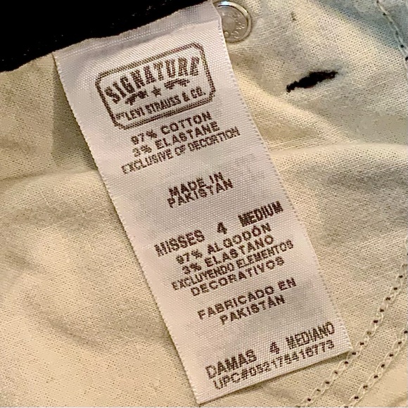 Levi’s Signature At Waist Bootcut Black Women's Jeans - Picture 8 of 11